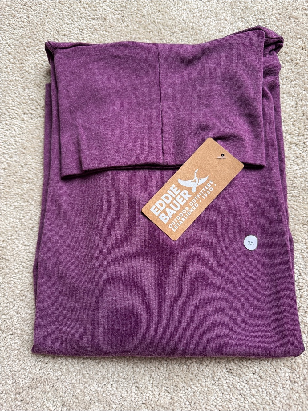 Eddie Bauer women’s lightweight turtleneck - size large tall